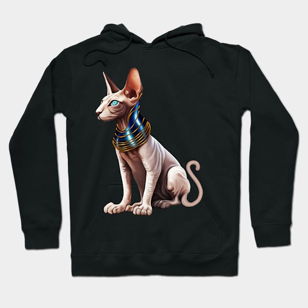 Sphynx Cat, Cat Lover Hoodie by dukito